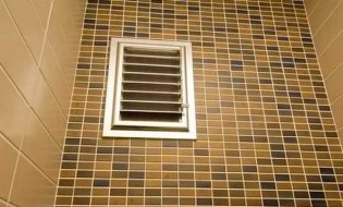 Comment faire une ventilation dans les toilettes: ventilation avec un clapet anti-retour