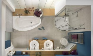 Design de salle de bain dans un appartement ordinaire : 38 idées, 10 schémas