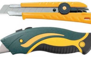 Coupe-cloison sèche: types de couteaux et leurs caractéristiques