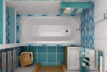 Conception d'une petite salle de bain sans toilettes (15 photos)