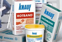 Mastic de Knauf: début et fin des travaux de finition