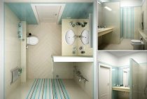 Exemples de design de salle de bain avec douche et baignoire