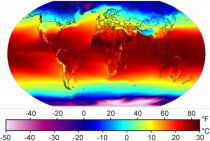 température sur terre