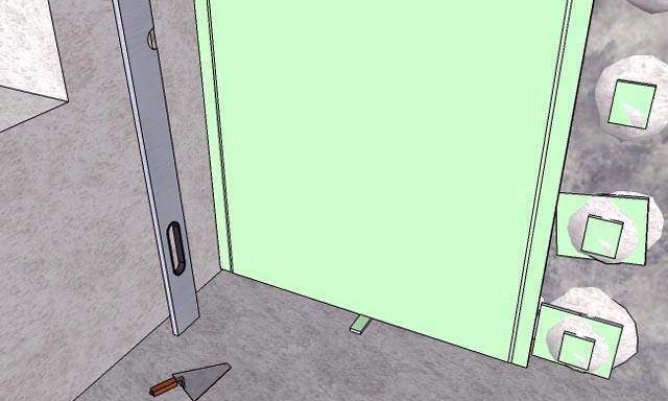 Comment coller une cloison sèche sur un mur