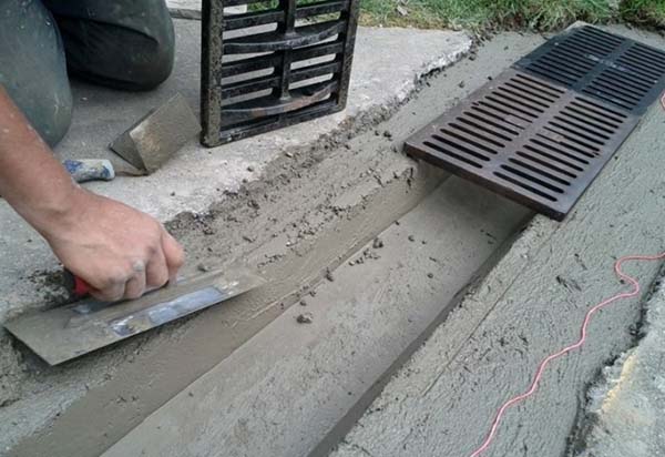 Bacs en béton pour égouts pluviaux