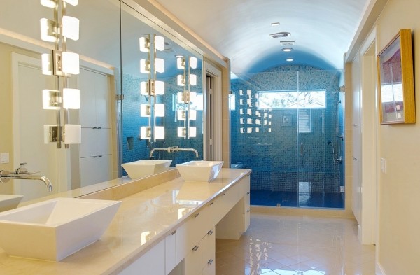 Salle de bain de style nautique