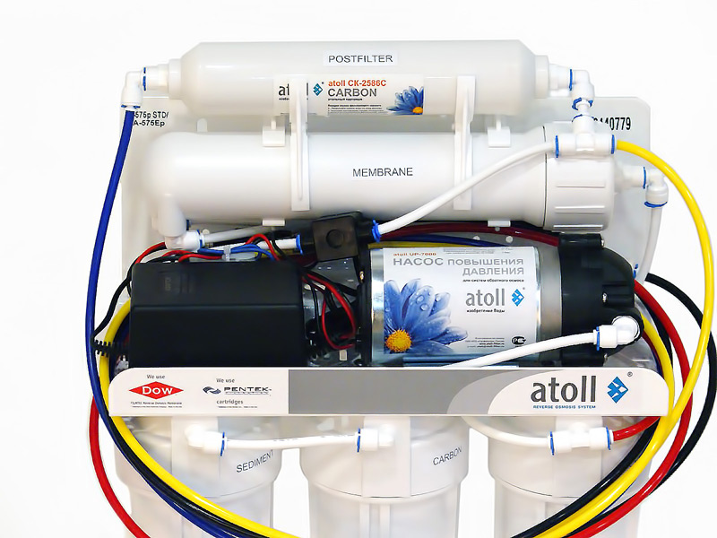 Station de filtration avec sa propre pompe