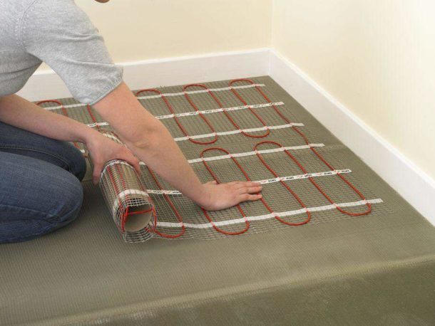 Processus d'installation des tapis chauffants