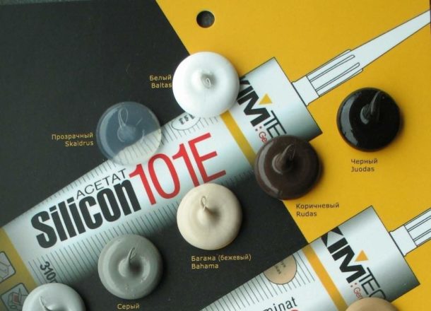 Scellant acétate de silicone