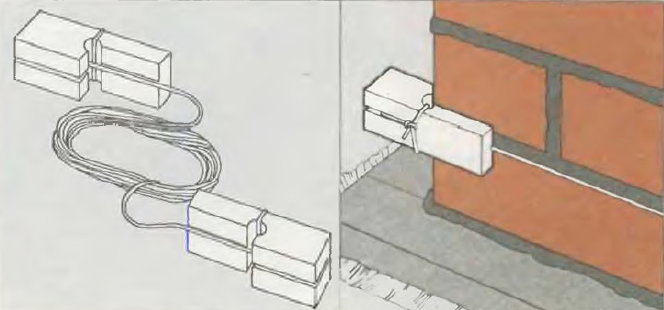 Technologie de maçonnerie Une brique et demie