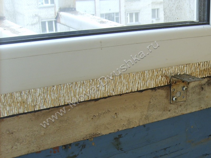 Parapet sur le balcon