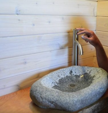 Lavabo en pierre naturelle à faire soi-même