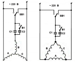 Connexion moteur 220380v