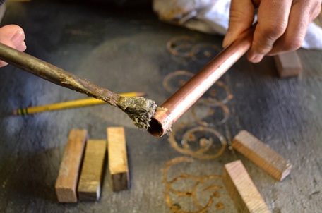 Flux pour souder des tuyaux en cuivre