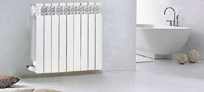 Calcul du nombre de sections et du transfert de chaleur d'un radiateur bimétallique