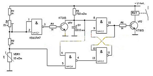 SCHÉMA DU THERMOSTAT