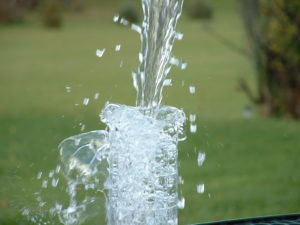 Activités de rinçage à la nouvelle prise d'eau