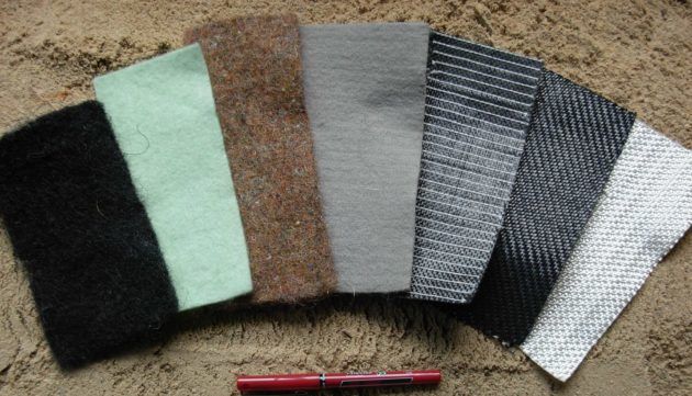 Géotextiles pour les variétés de géotextile de drainage et les caractéristiques du matériau