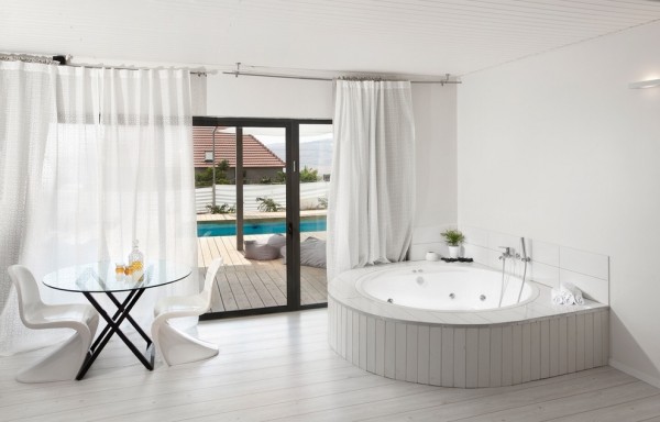 Salle de bain de style nautique