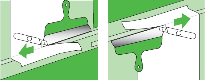 Trucs et astuces pour peindre du papier peint sur les caractéristiques et les marches du plafond