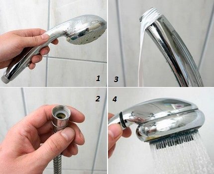 Comment démonter une pomme de douche Grohe