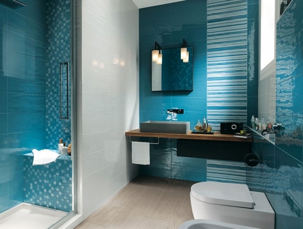 Salle de bain de style nautique