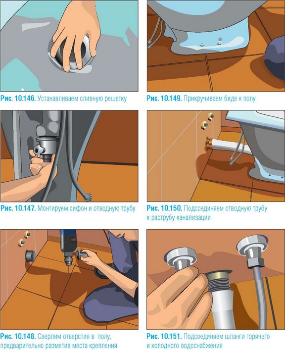 Comment se connecter correctement au bidet d'égout conseils utiles